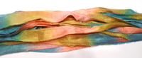 Image 2 of Ready To Ship! 10YD. GYPSY SOUL HAND DYED SARI SILK RIBBON BY COLOR BURST SILK