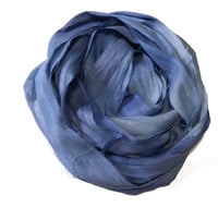 Image 1 of Ready To Ship! 10YD. SHOOTING STAR  HAND DYED SARI SILK RIBBON BY COLOR BURST SILK