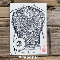Image 4 of PHISH summer 2024 Ink painting art PRINT Card and Mini Poster