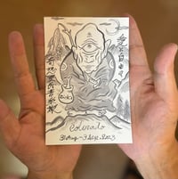 Image 3 of PHISH DICKS 2023 Ink painting art PRINT Card and Mini Poster