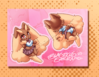 Image 2 of Short Skirt Lop - Sticker Sheet