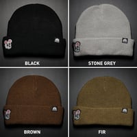 Autumn Simple Beanie - Skull & Flowers
