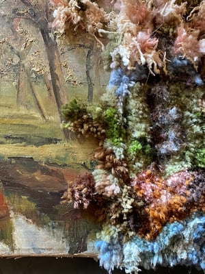 Image of altered perspective painting - cherry blossom