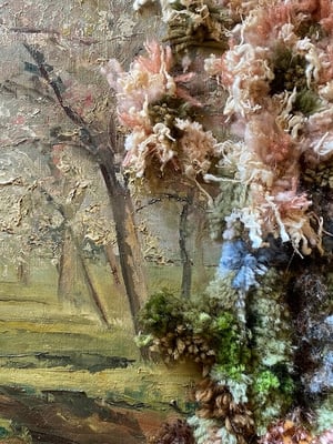 Image of altered perspective painting - cherry blossom
