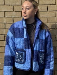 Image 1 of Blue Quilted Jacket