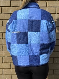 Image 3 of Blue Quilted Jacket