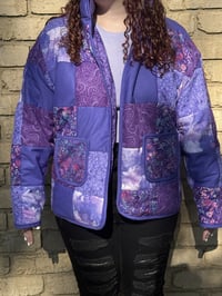 Image 2 of Purple Quilted Jacket 