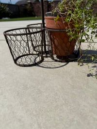 Image 1 of Rustic Metal Plant Holder 