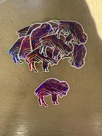 Image 1 of Buffalo Holographic Sticker for Car - Buffalo Football Decal - Buffalo Sticker Bills Mafia Sticke...