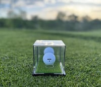 Image 1 of Premium Golf Ball Display Case with Turf Base | Personalized Golf Ball | Gift for Father's Day | ...