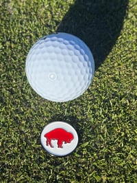 Image 2 of Buffalo Golf Ball Marker Divot Tool - Buffalo Bottle Opener- Vintage Buffalo Gift - Father's Day ...