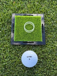 Image 3 of Premium Golf Ball Display Case with Turf Base | Personalized Golf Ball | Gift for Father's Day | ...