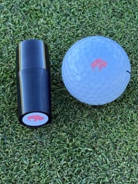 Image 3 of Buffalo Golf Ball Stamp - Gift for Buffalo Fan - Vintage Buffalo Custom Golf Ball Marker - Person...