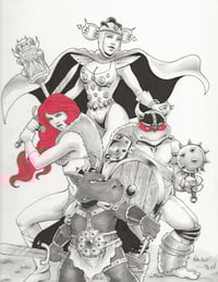 Image 4 of Commission for a Hand-Drawn 9 x 12 Pin-up • Sci-Fi • Fantasy • Comics • Pop Culture