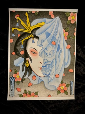 Image of Hannya/Geisha Print