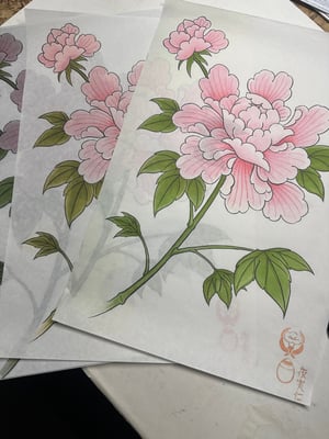 Image of Peony Rice Paper Print