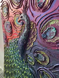 Image 3 of Texture Art Peacock