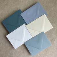 Image 9 of Lily of the valley thank you card note card with matching envelope Sets of 5