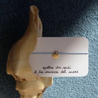 Image 1 of E' LA MUSICA DEL MARE, braccialetto portafortuna