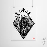 Image 2 of The Black Tibetan Eye PRINT 