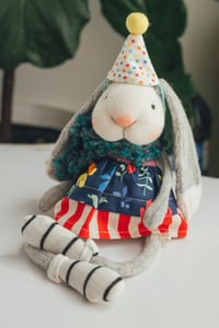 Image 5 of Barb - Original Sculpted Sock Lop Eared Bunny