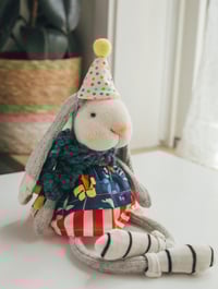 Image 4 of Barb - Original Sculpted Sock Lop Eared Bunny