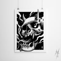 Image 2 of HANNYA SKULL PRINT 