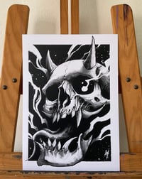 Image 3 of HANNYA SKULL PRINT 