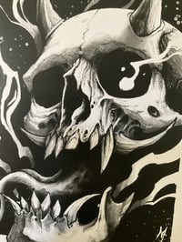 Image 4 of HANNYA SKULL PRINT 