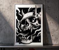 Image 1 of HANNYA SKULL PRINT 