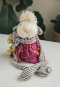 Image 1 of Agnes - Sculpted Sock Lamb