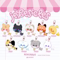 Image 1 of [IN PRODUCTION] ZEROBASEONE "JEBESICLE" WOODEN KEYCHAINS