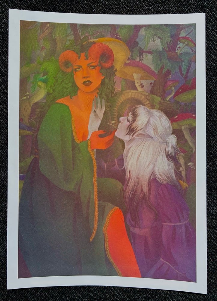 Image of fantasy lesbians print