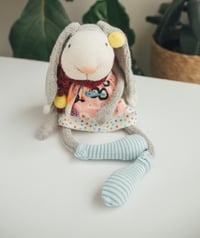 Image 2 of Billie-Anne - Original Sculpted Sock Lop Eared Bunny