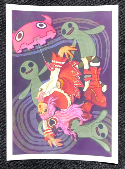 Image of horo horo no mi perona ONE PIECE print