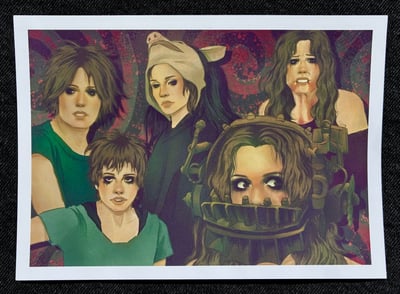 Image of amanda young SAW print