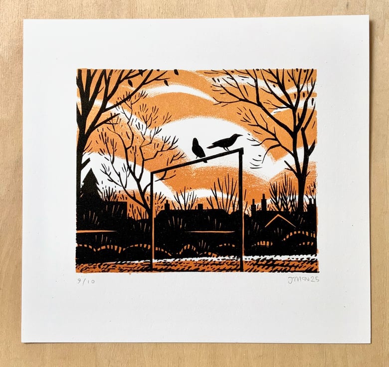 Image of Crows, Lithograph