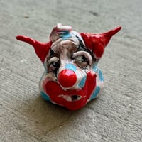 Image 1 of "Melancholy Jester" – Hand-Painted Miniature Sculpture