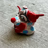 Image 2 of "Melancholy Jester" – Hand-Painted Miniature Sculpture