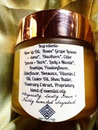 Image 4 of Verdant Rose Face Cream Balm, Natural Organic Skin Care, Natural Rose Body Lotion, Rose Moisturizer