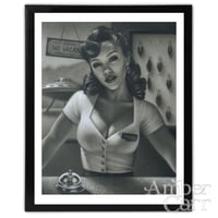 Welcome Home Original Framed Drawing