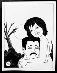 Love and Rockets #16 Vol. 1 Cover hand drawn reproduction