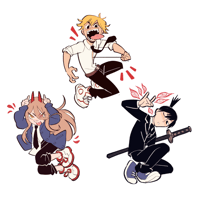Image 1 of Chainsaw Man Stickers