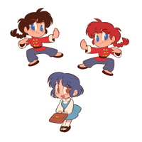 Image 1 of Ranma 1/2 Stickers