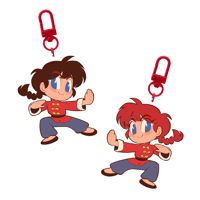 Image 1 of Double Sided Ranma Arcylic Charm