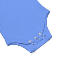 Image 9 of Baby Short Sleeve Onesie - Jack O Lantern Retro Orange Glow