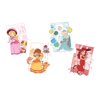 Image 1 of Mario Princesses Prints