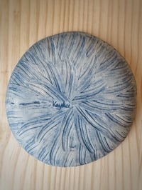 Image 1 of Shell Stamp Lunch Plate, Spiral - 7.5 in