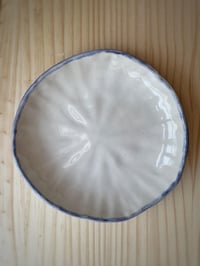 Image 2 of Shell Stamp Lunch Plate, Spiral - 7.5 in