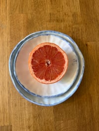 Image 4 of Shell Stamp Lunch Plate, Spiral - 7.5 in